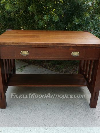 Antiques ~ Mission Oak Furniture ~ Antique Desk ~ J.M. Young ~ Arts and Crafts
