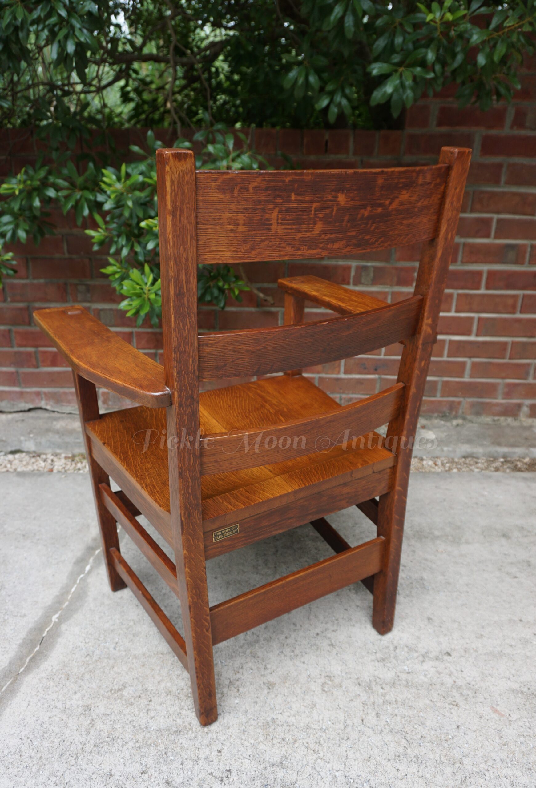 Stickley Armchair ~ Mission Oak ~ Arts & Crafts Furniture ~ Quartersawn Oak