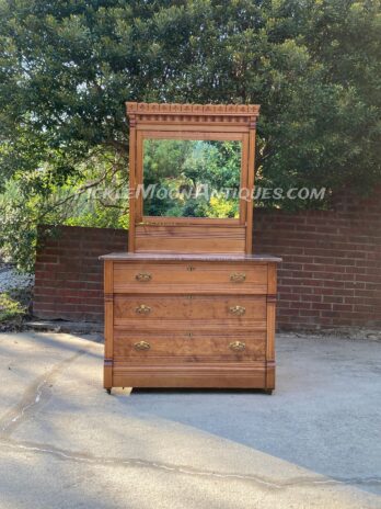 Antique Furniture ~ Eastlake ~ Victorian ~ Dresser ~ Marble ~ Mirror