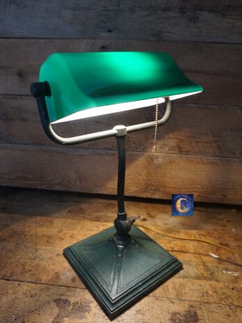 Greenalite Bankers Lamp Original Robert Schwartz Antique Vintage Lighting